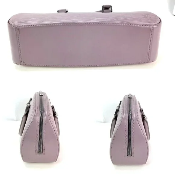 LOUIS VUITTON Epi Jasmin Grey Leather Hand Bag - Picture 3 of 12